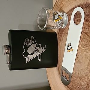 EUC NHL Penguins bar set
